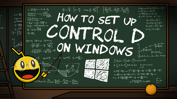 How To: Set Up Control D DNS on Windows 10 or Earlier